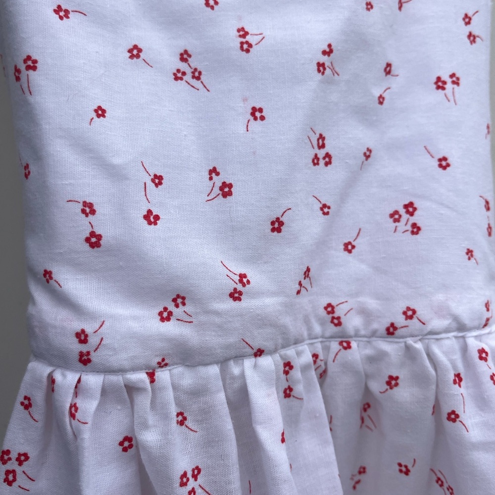 White Floral Tie-Back Sundress - Picture 5 of 8